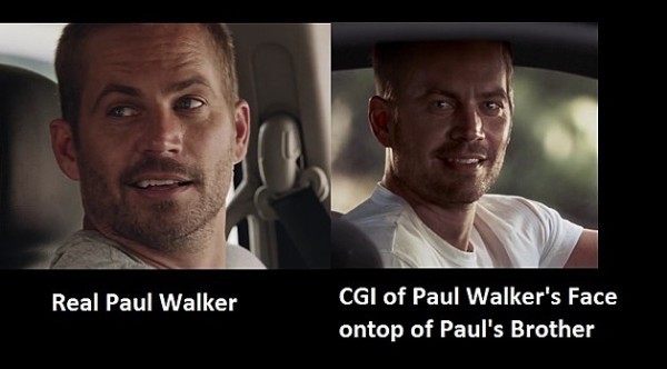 Khuôn mặt của Paul Walker được tái tạo lại bằng kĩ xảo máy tính trên cơ thể của người anh em trai Bật mí công nghệ đưa Paul Walker tái xuất Fast & Furious 7