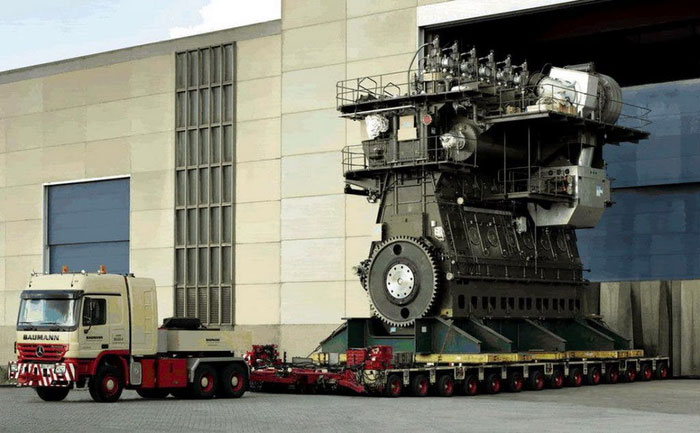 Cỗ máy khổng lồ này được chế tạo bởi Wärtsilä, một công ty cơ khí của Phần Lan