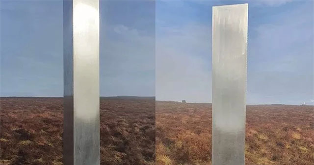 Khối Đá Kỳ Lạ Như UFO Xuất Hiện Tại Xứ Wales