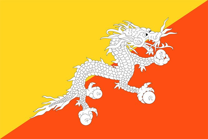 Quốc kỳ Bhutan